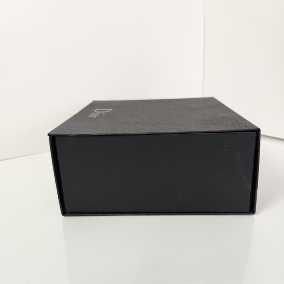 Dior Black Magnetic Square Empty Box Sleek Designer Luxury - Picture 6 of 10